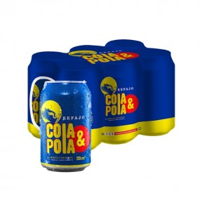 Cola & Pola Refajo Six Pack Lata 330 ml