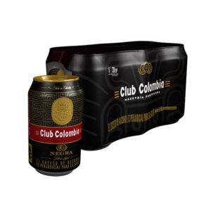 Cerveza Club Colombia Negra Six Pack Lata 330 ml