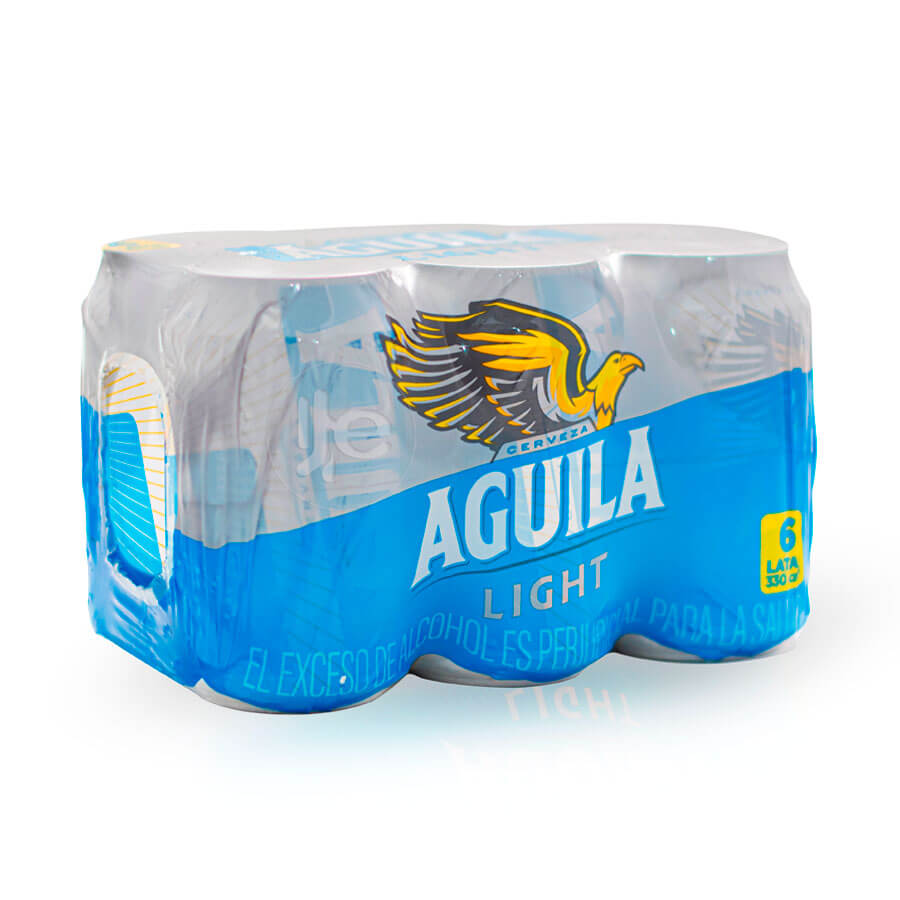 Cerveza Aguila Light Six Pack Lata 330 ml – DrinkX