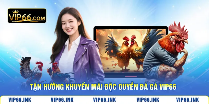 Tận hưởng khuyến mãi độc quyền Đá gà VIP66